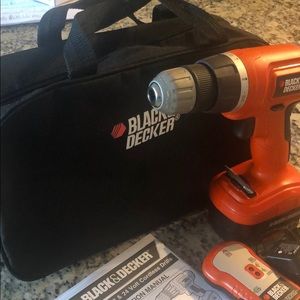 New Black & Decker 12v cordless drill set